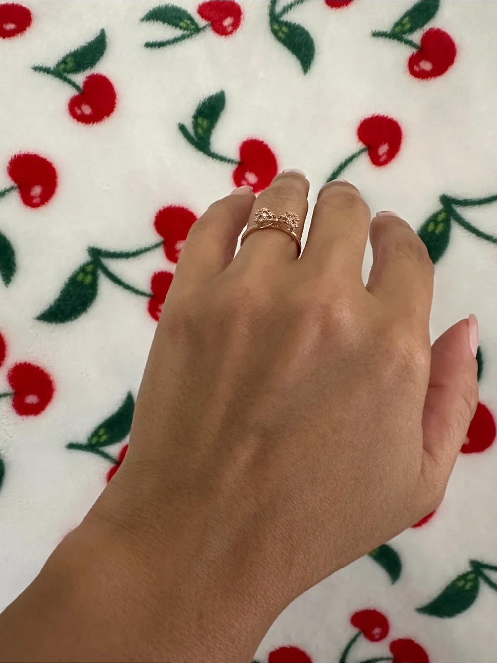 Rose Gold Love Knot Ring